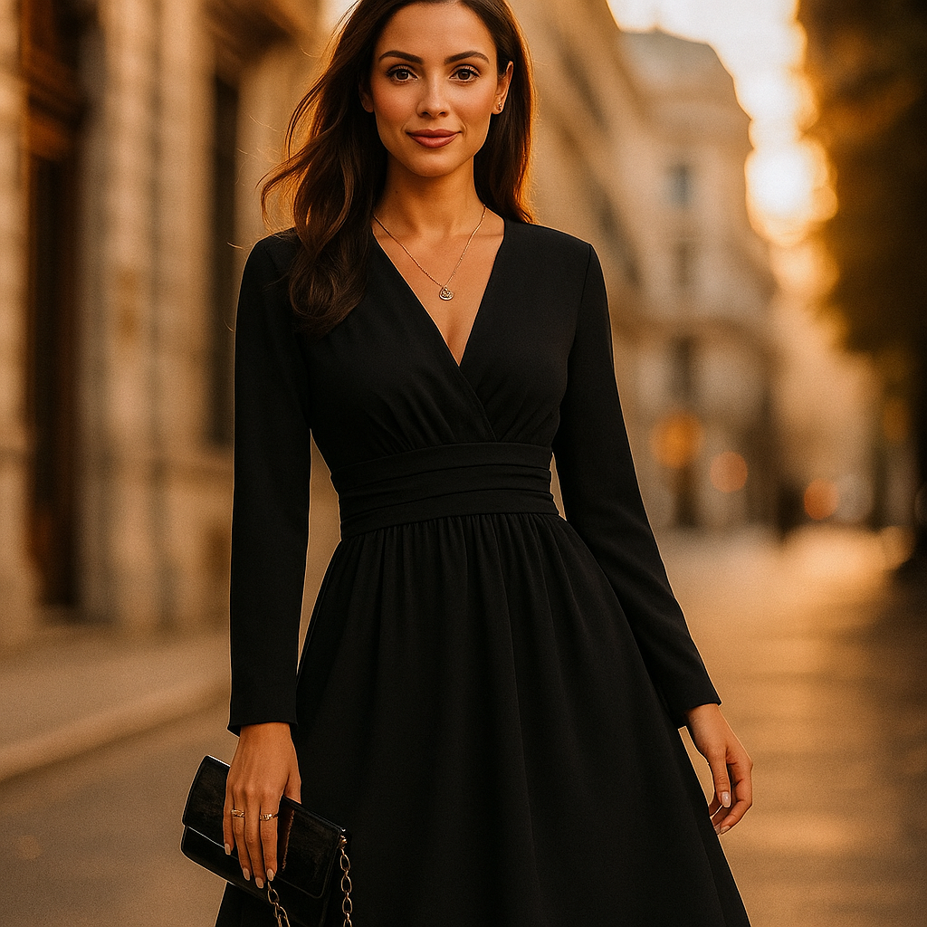 Vestido Esencia Bordeaux