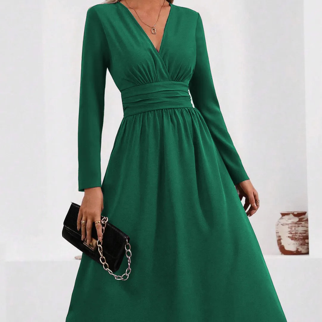 Vestido Esencia Bordeaux