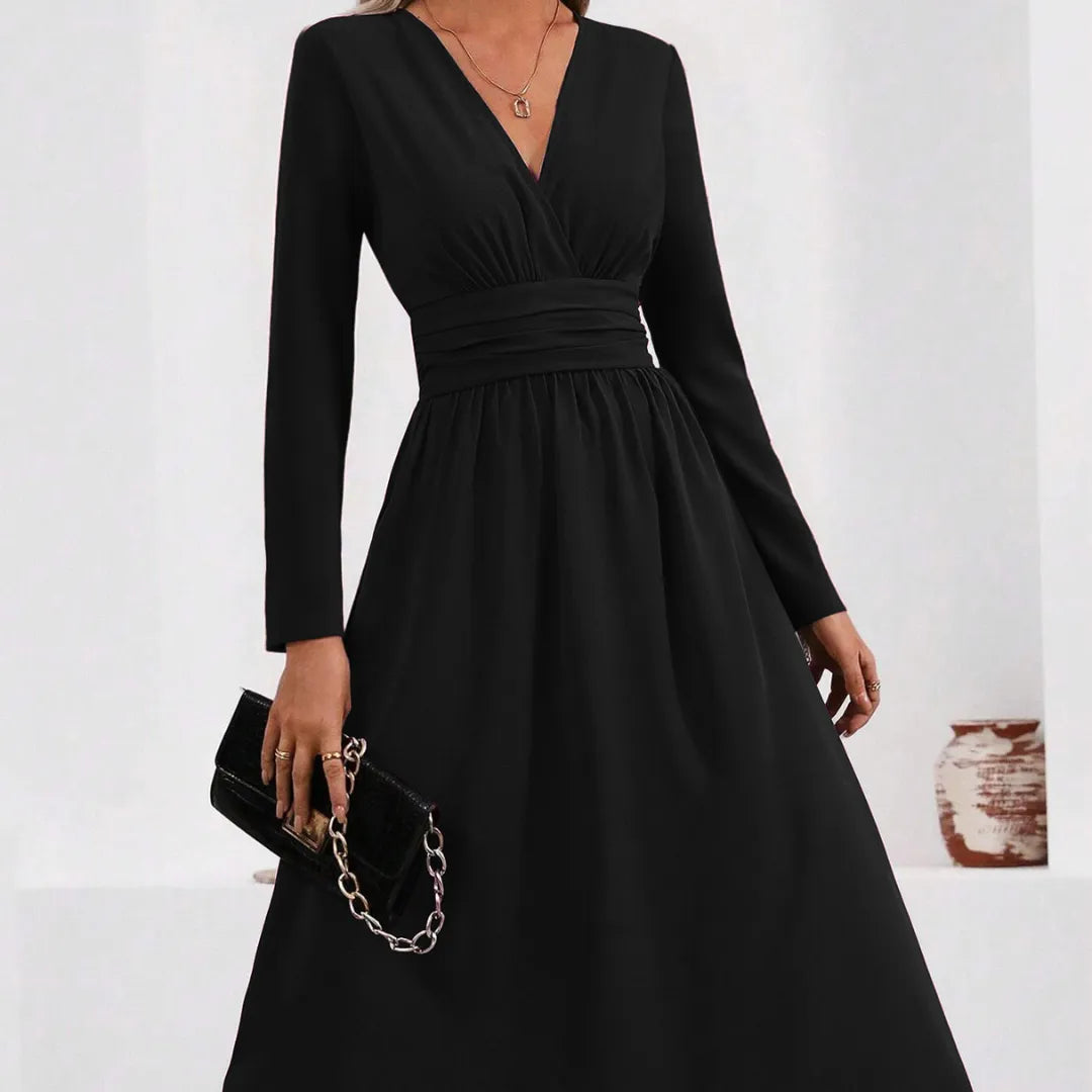 Vestido Esencia Bordeaux
