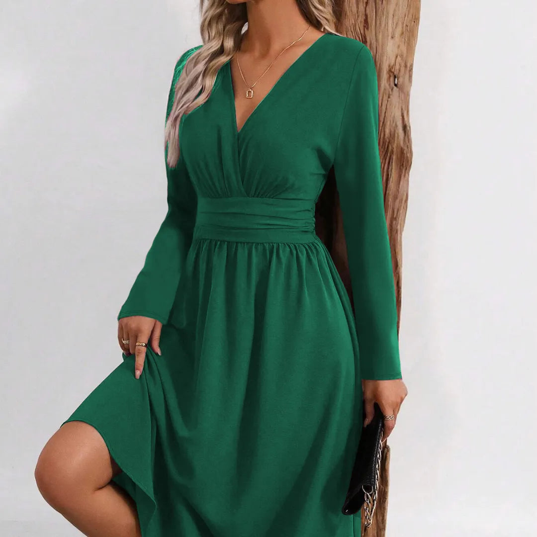 Vestido Esencia Bordeaux