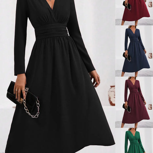 Vestido Esencia Bordeaux