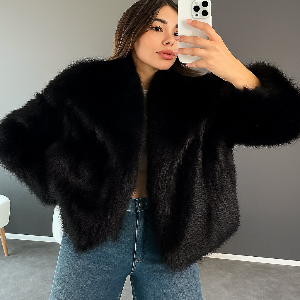 Abrigo Sabrina Con Textura Afelpada