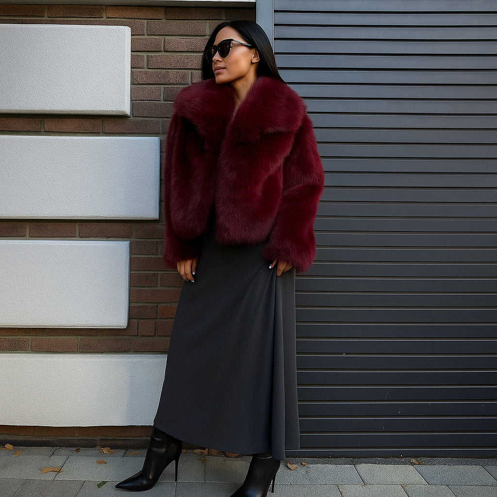 Abrigo Sabrina Con Textura Afelpada