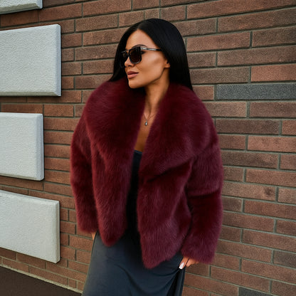 Abrigo Sabrina Con Textura Afelpada