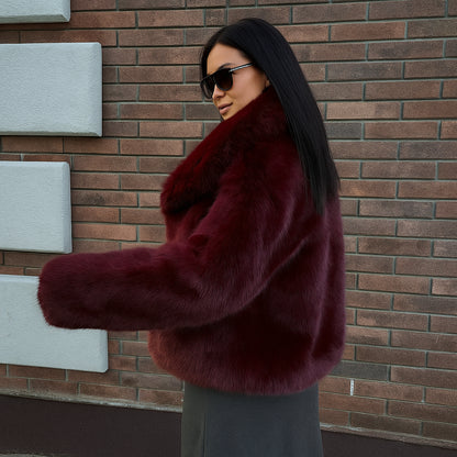 Abrigo Sabrina Con Textura Afelpada