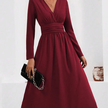 Vestido Esencia Bordeaux