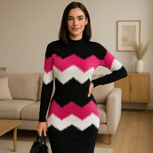 Vestido ZigZag Chic