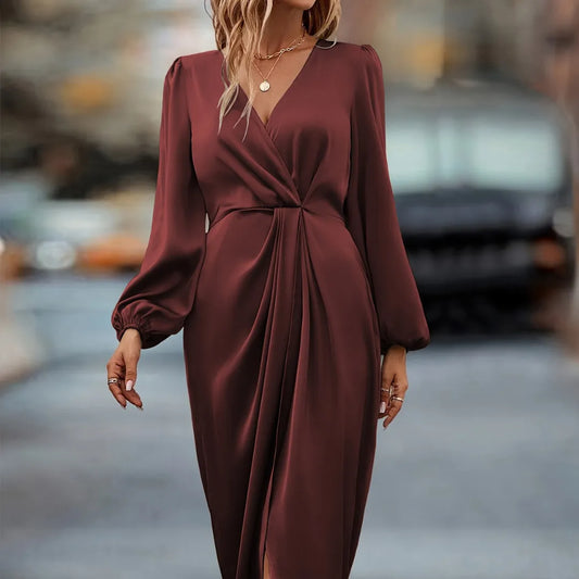 Vestido Drapé Elegance