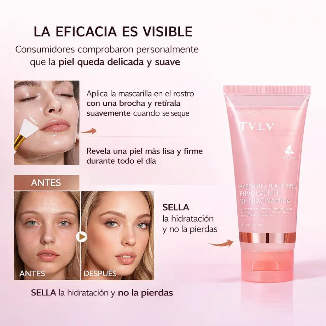 Mascarilla Nocturna de Colágeno y Niacinamida