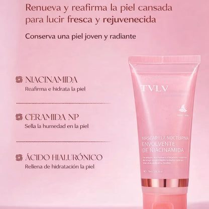 Mascarilla Nocturna de Colágeno y Niacinamida